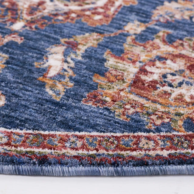 Safavieh Heirloom 700 6'-7" x 6'-7" Rug in Navy / Beige