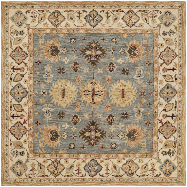 Safavieh Antiquity 6'-0" x 6'-0" Rug in Blue / Ivory
