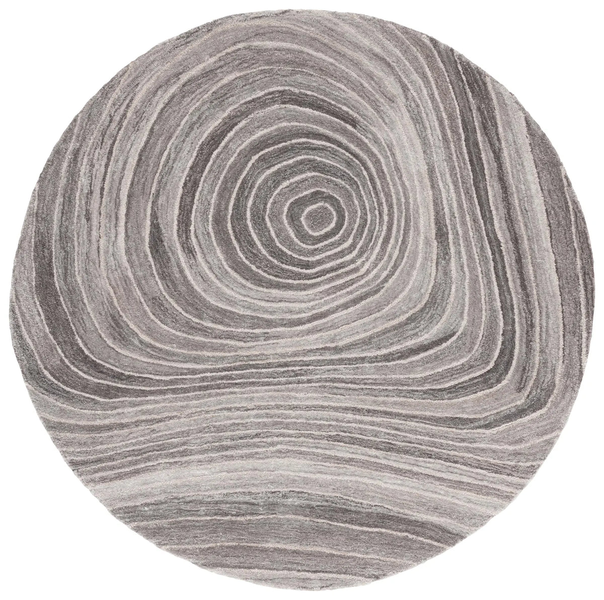 Safavieh Abstract 6'-0" x 6'-0" Rug in Grey / Ivory