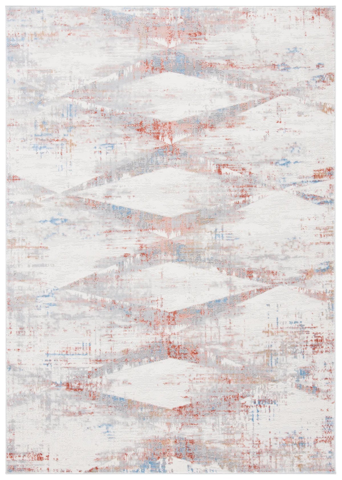 Safavieh Amelia 4'-5" x 6'-5" Rug in Ivory / Rust
