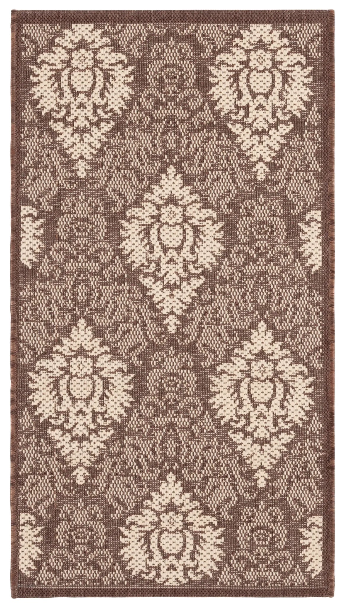 Safavieh Courtyard 2'-0" x 3'-7" Rug in Aqua / Grey