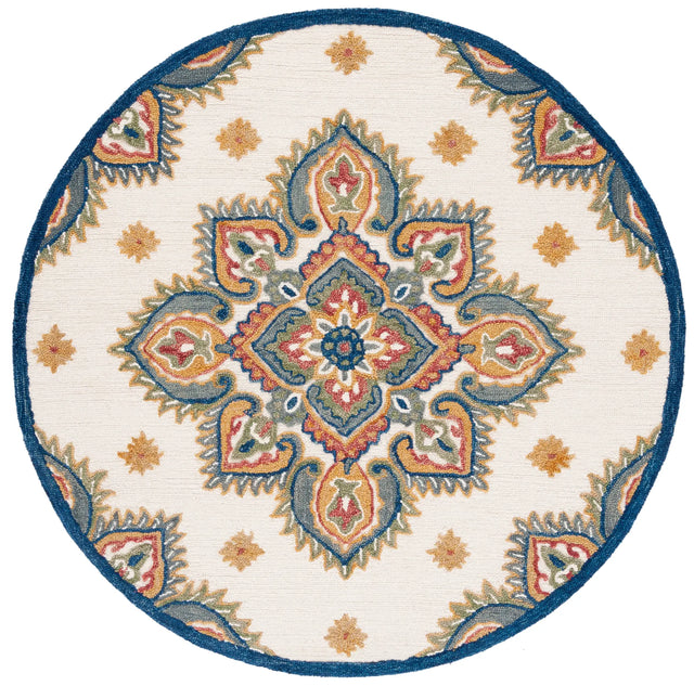 Safavieh Blossom 6'-0" x 6'-0" Rug in Ivory / Green