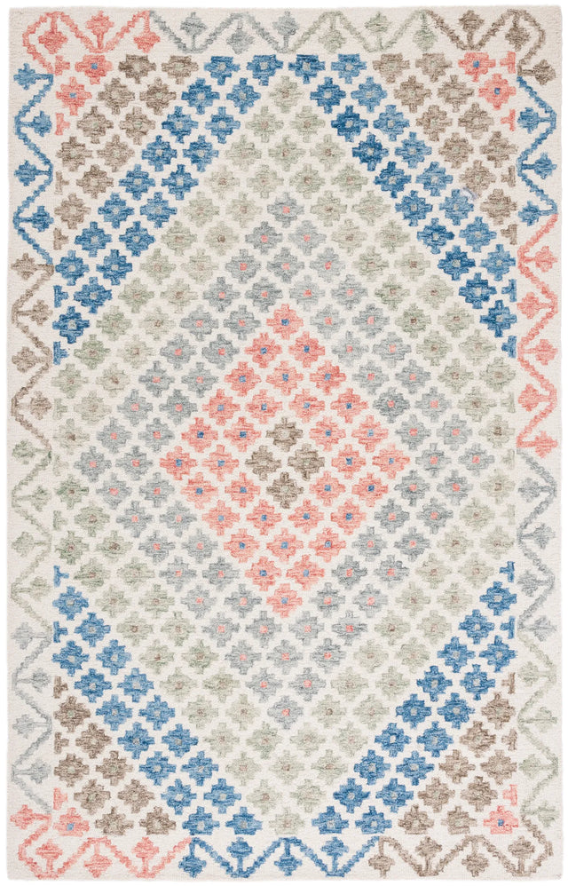 Safavieh Metro 4'-0" x 6'-0" Rug in Ivory / Blue