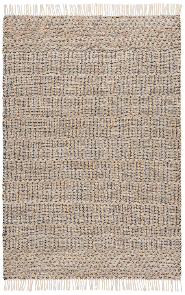 Safavieh Organica 4'-0" x 6'-0" Rug in Natural / Black