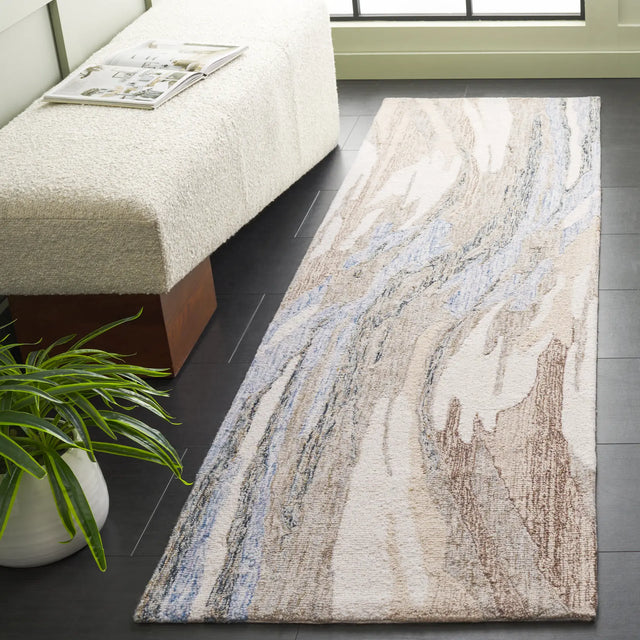Safavieh Metro 2'-3" x 8'-0" Rug in Ivory / Beige