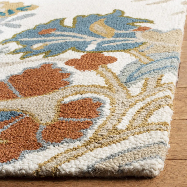 Safavieh Blossom 5'-0" x 8'-0" Rug in Ivory / Blue