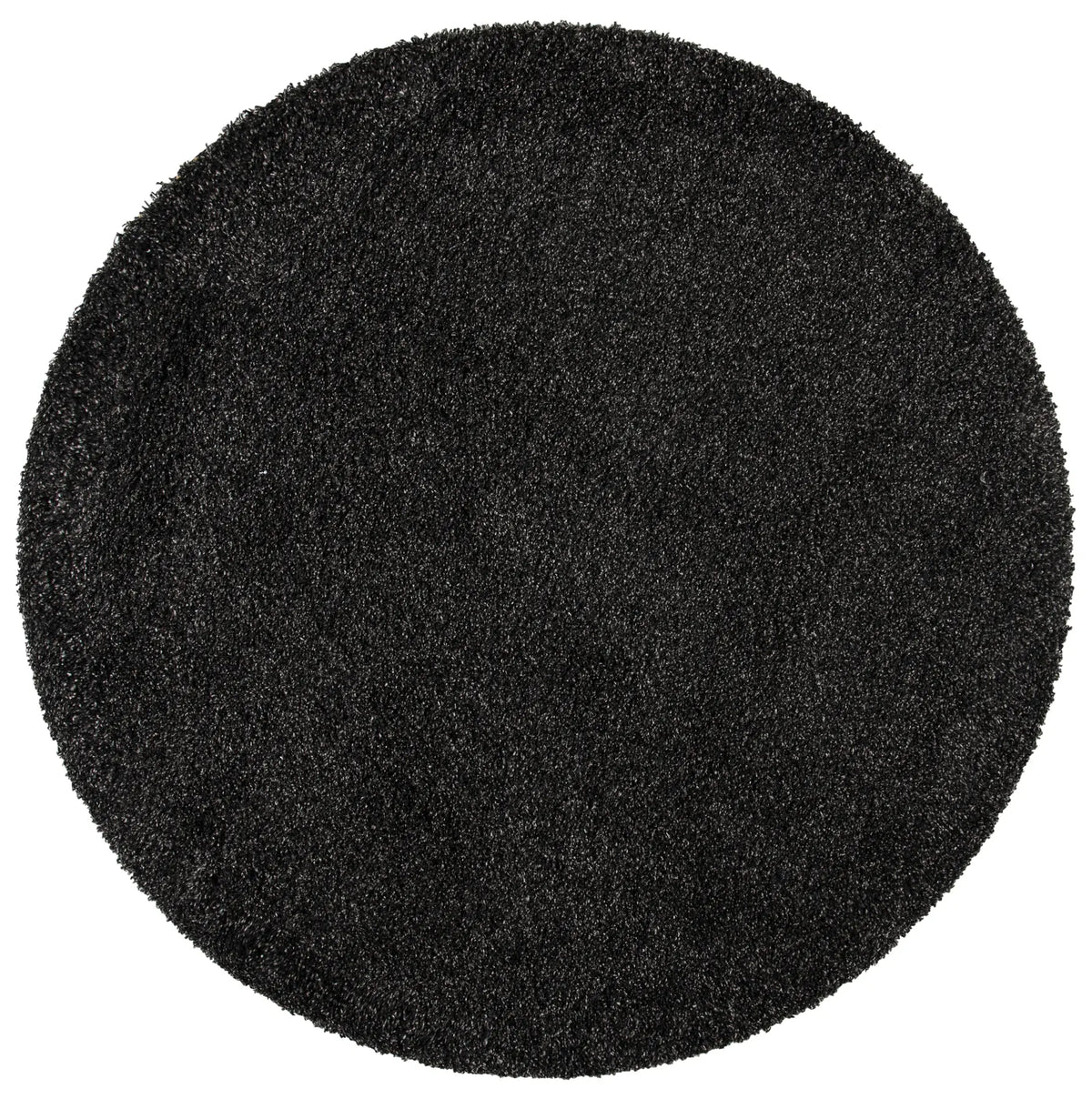 Safavieh Evolution Shag 500 6'-7" x 6'-7" Rug in Charcoal