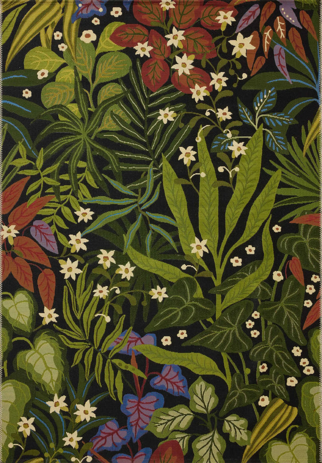 Loloi Botanical BOT-06 Onyx / Multi Rug - main flat