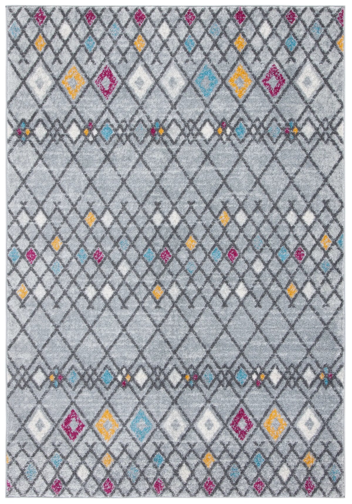 Safavieh Amsterdam 4'-0" x 6'-0" Rug in Grey / Light Grey