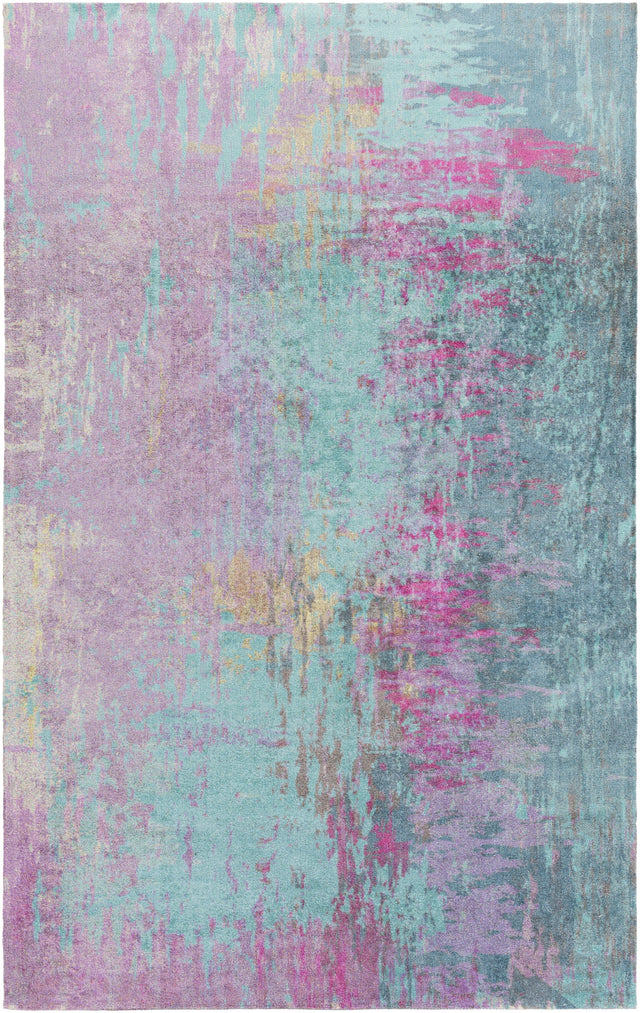 Surya Felicity Fct-8003 Bright Purple, Teal, Bright Pink Rugs.