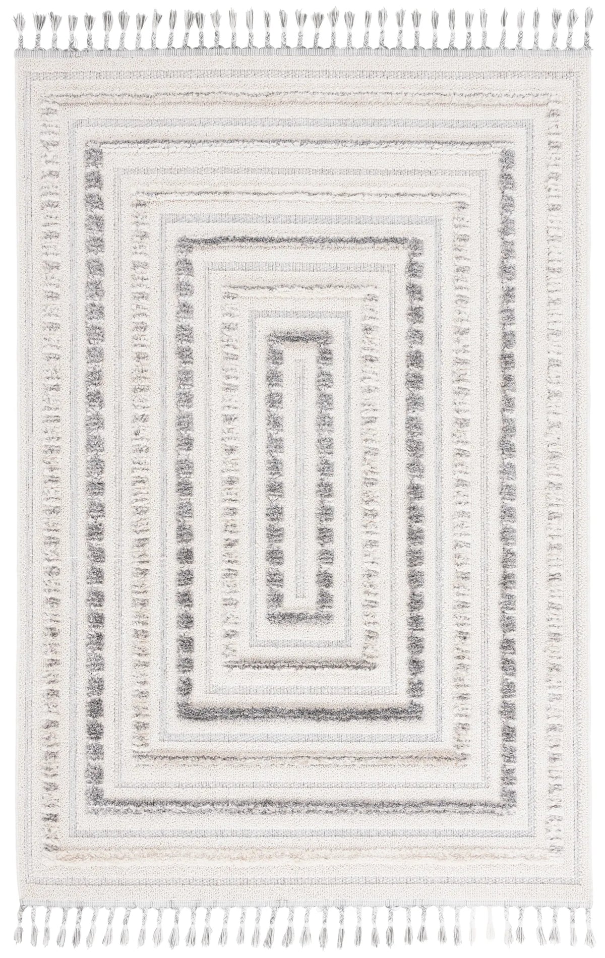 Safavieh Chloe 4'-0" x 6'-0" Rug in Ivory / Grey