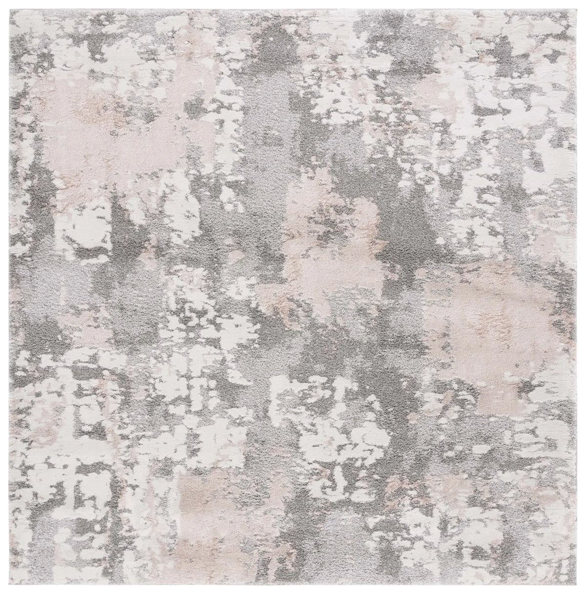 Safavieh Century 300 6'-7" x 6'-7" Rug in Beige / Grey