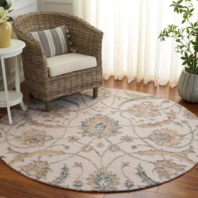 Safavieh Metro 6'-0" x 6'-0" Rug in Ivory / Grey
