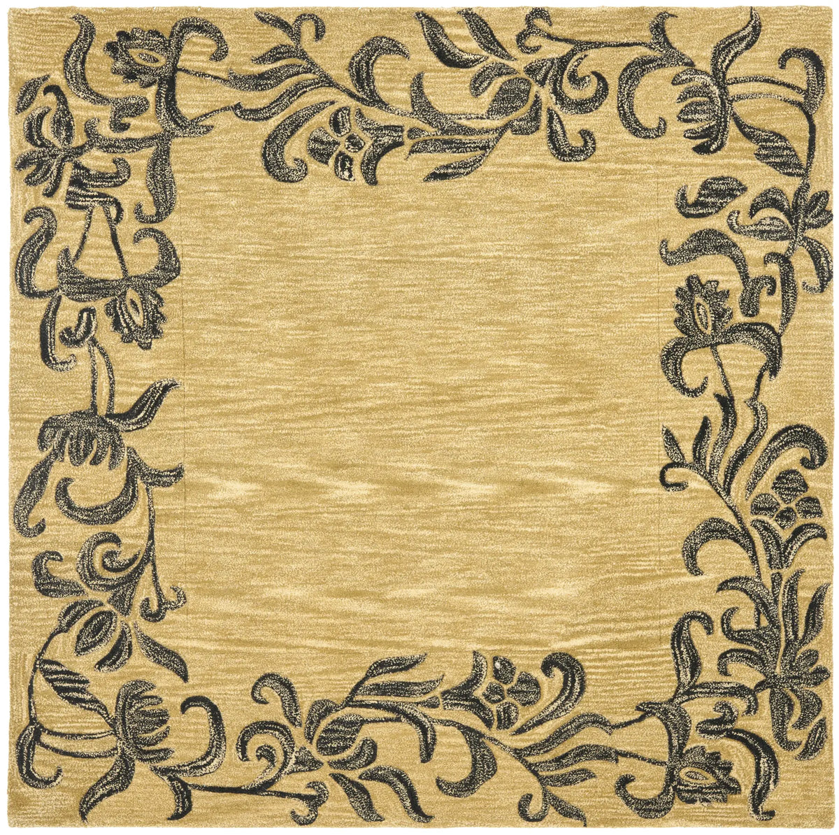 Safavieh Soho 6'-0" x 6'-0" Rug in Gold / Black