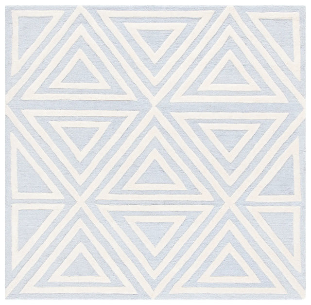 Safavieh Safavieh Kids 5'-0" x 5'-0" Rug in Blue / Ivory