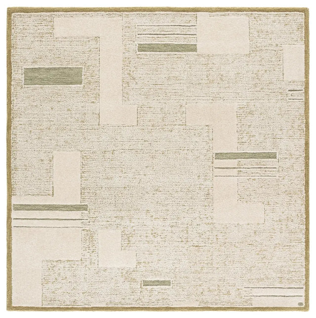 Safavieh Harvest 6'-0" x 6'-0" Rug in Green / Ivory