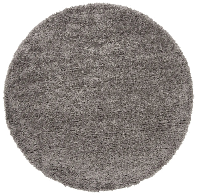 Safavieh Madrid Shag 200 6'-7" x 6'-7" Rug in Charcoal