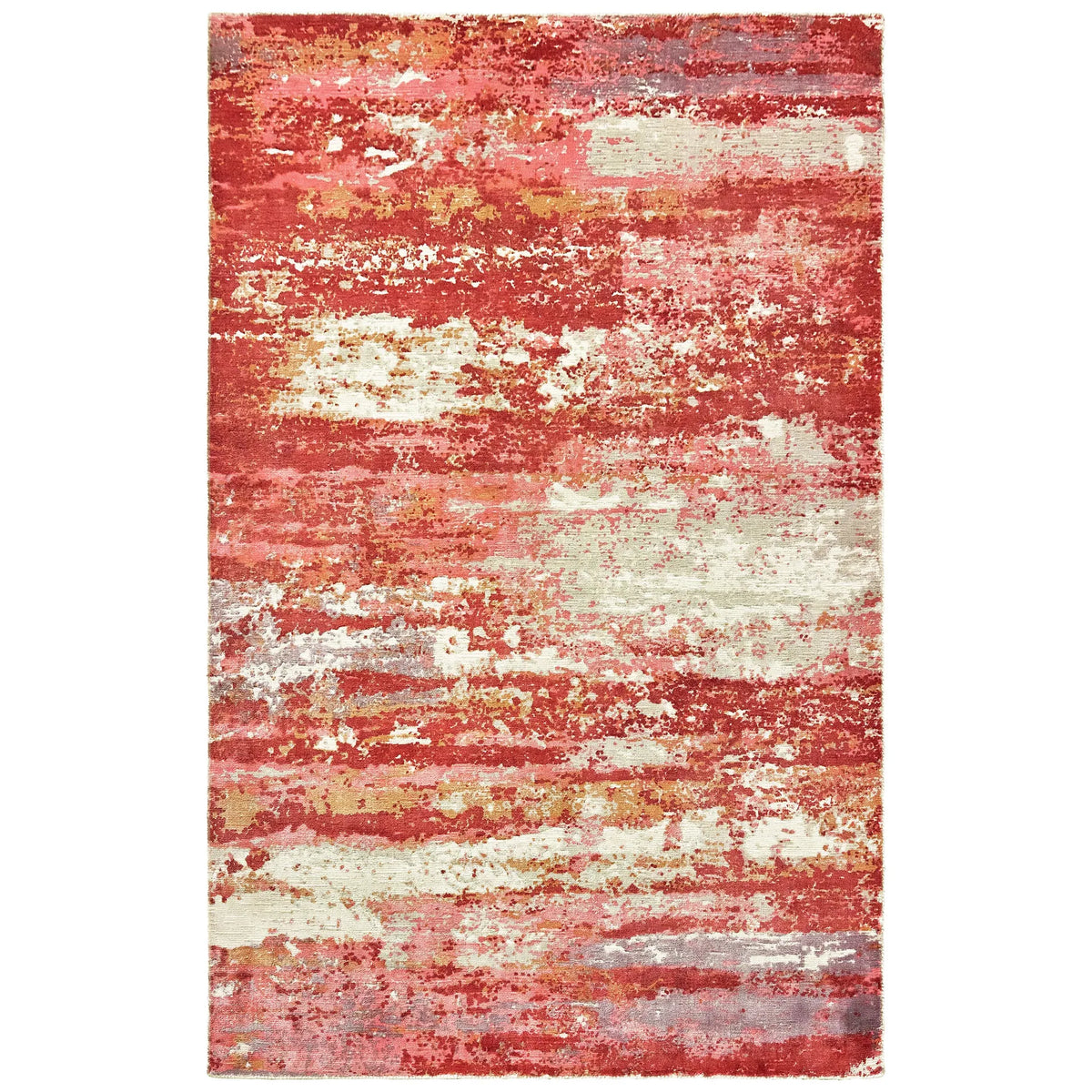 Oriental Weavers Sphinx Formations 70004 Pink / Red Rugs - main flat