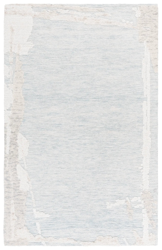 Safavieh Harvest 4'-0" x 6'-0" Rug in Light Blue / Ivory
