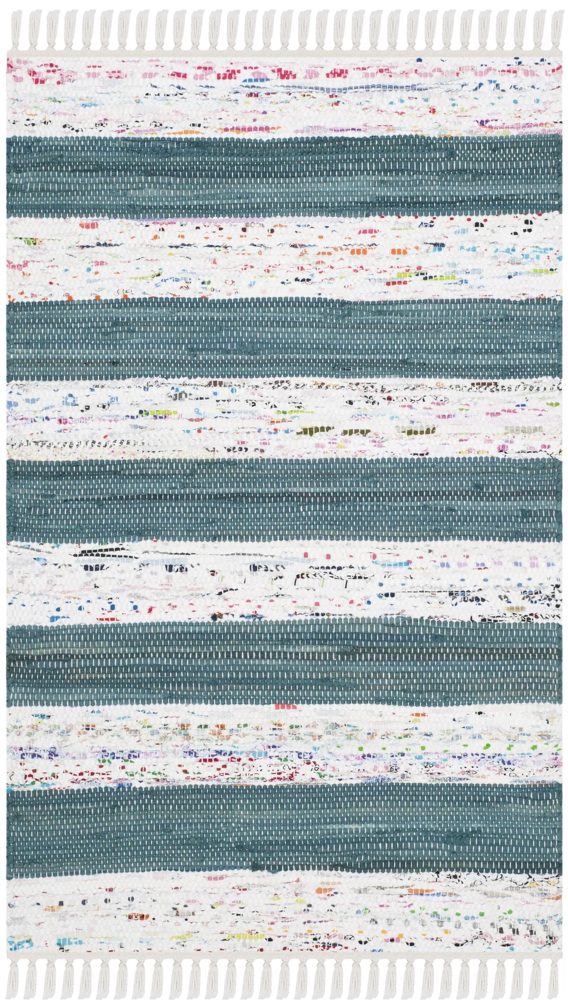 Safavieh Montauk 2'-6" x 4'-0" Rug in Ivory / Charcoal