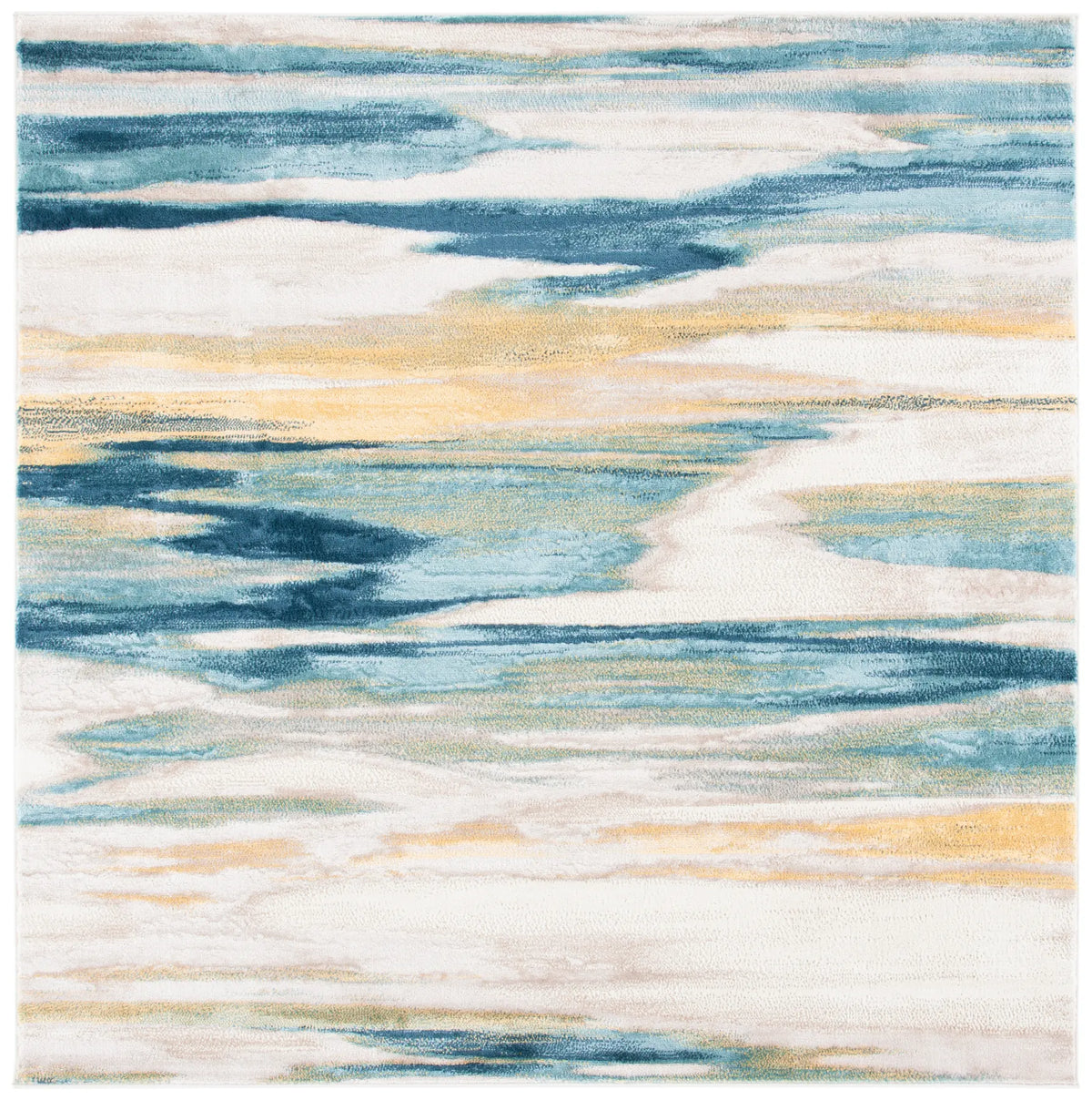 Safavieh Skyler 6'-7" x 6'-7" Rug in Beige / Navy