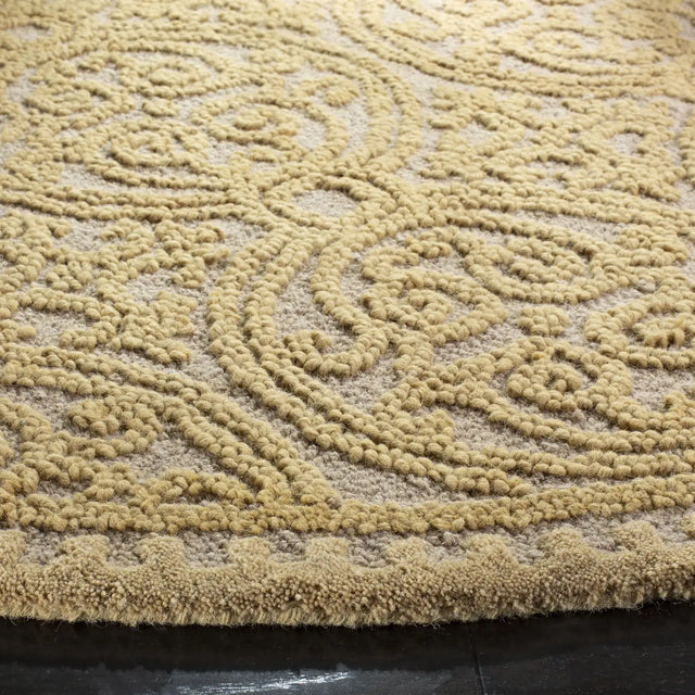 Safavieh Cambridge 6'-0" x 6'-0" Rug in Light Gold / Dark Gold