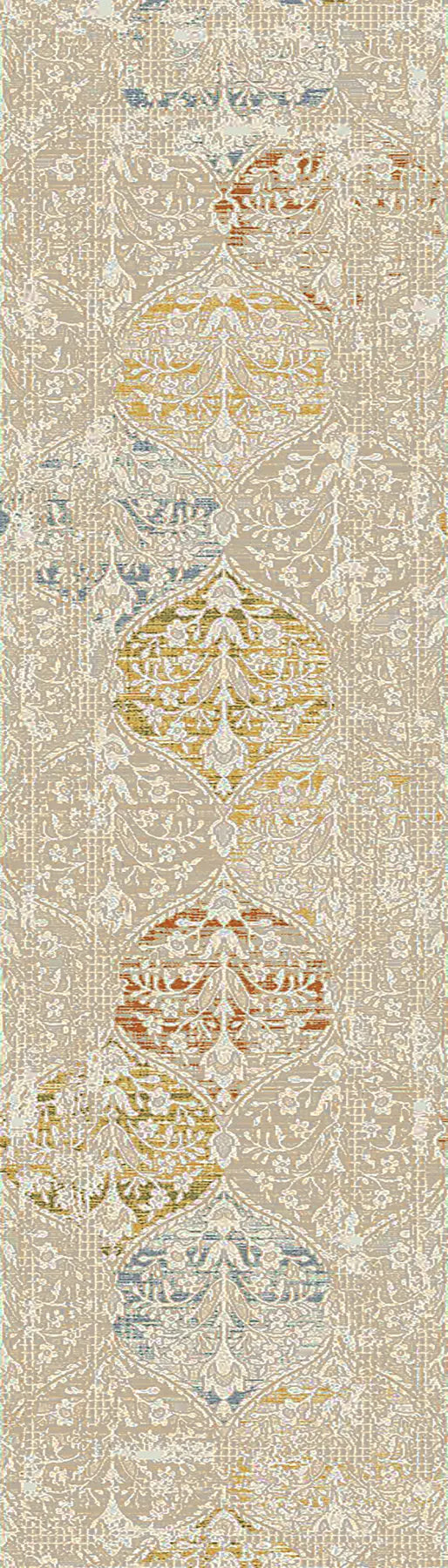 Dynamic Rugs Hudson 1452 Beige/Multi Rug - Runner