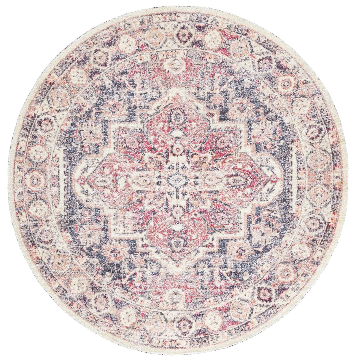 Safavieh Classic Vintage 6'-0" x 6'-0" Rug in Red / Blue