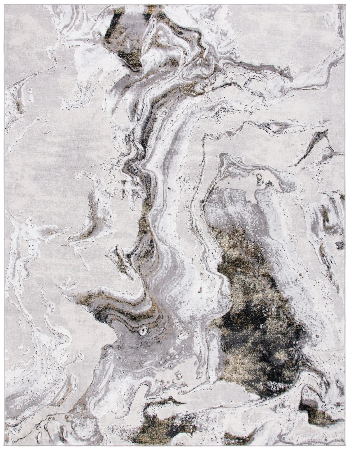 Safavieh Amelia 10'-0" x 14'-0" Rug in Grey / Gold