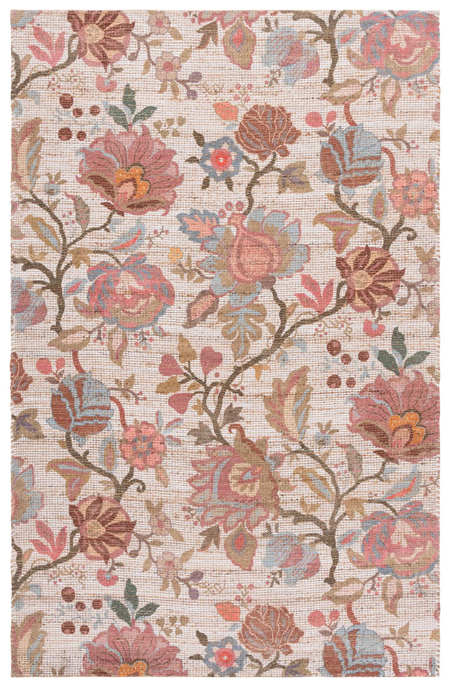 Safavieh Saffron 4'-0" x 6'-0" Rug in Ivory / Pink