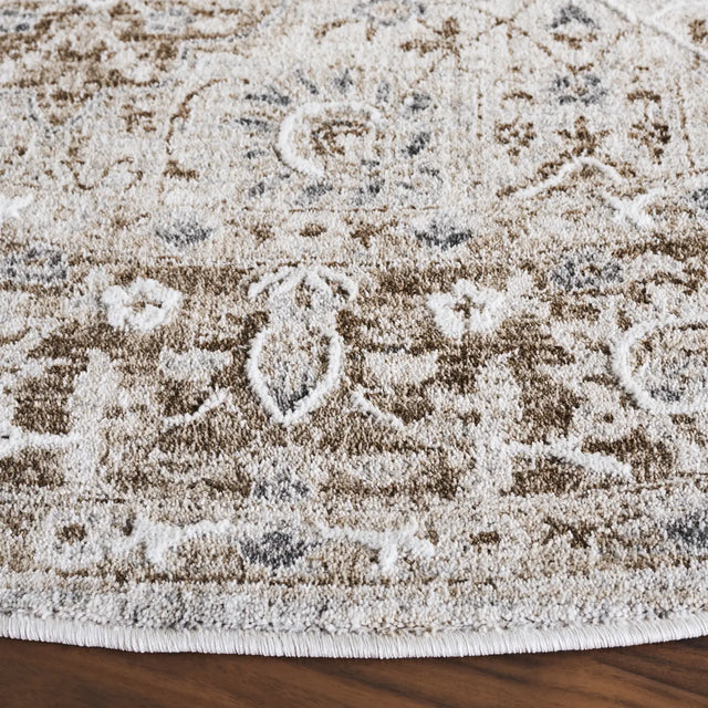 Safavieh Finley 6'-7" x 6'-7" Rug in Brown / Grey