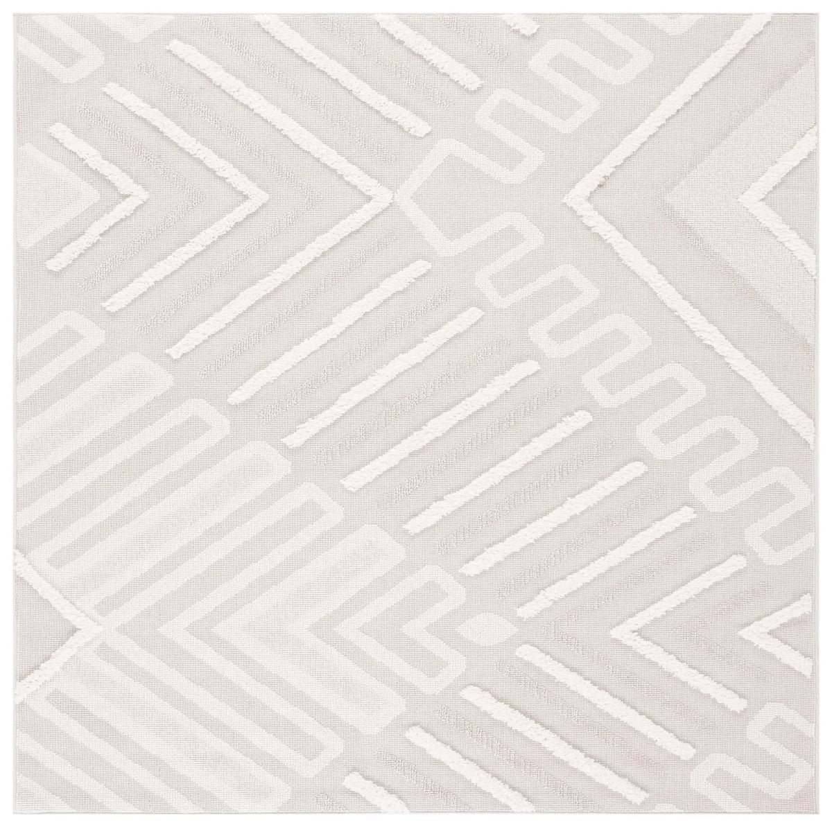 Safavieh Trends 6'-7" x 6'-7" Rug in Beige / Ivory