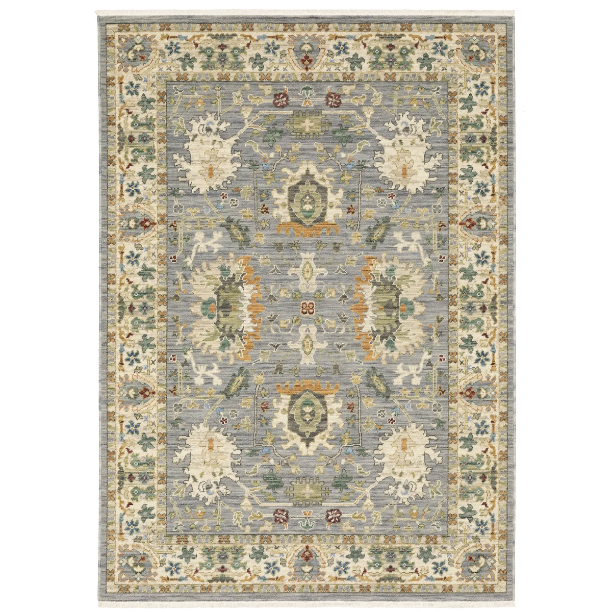 Oriental Weavers Lucca 2063L Blue/ Multi Rug - main flat