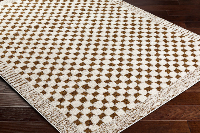 Surya Freud Feu-2326 Ivory, Brown Rug.