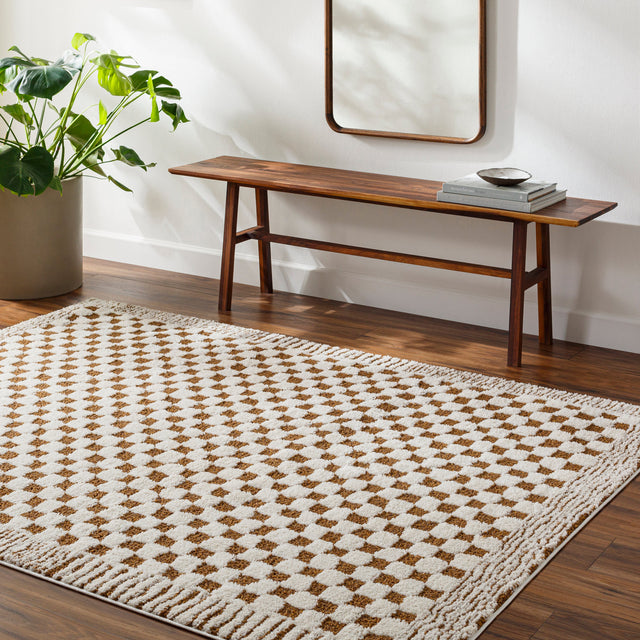 Surya Freud Feu-2326 Ivory, Brown Rug.