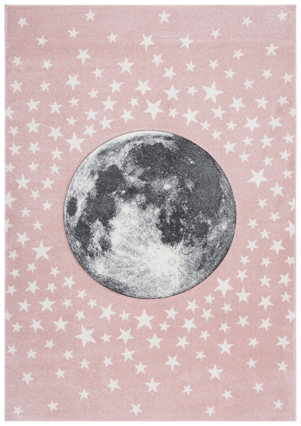 Safavieh Carousel Kids 100 4'-0" x 6'-0" Rug in Pink / Grey
