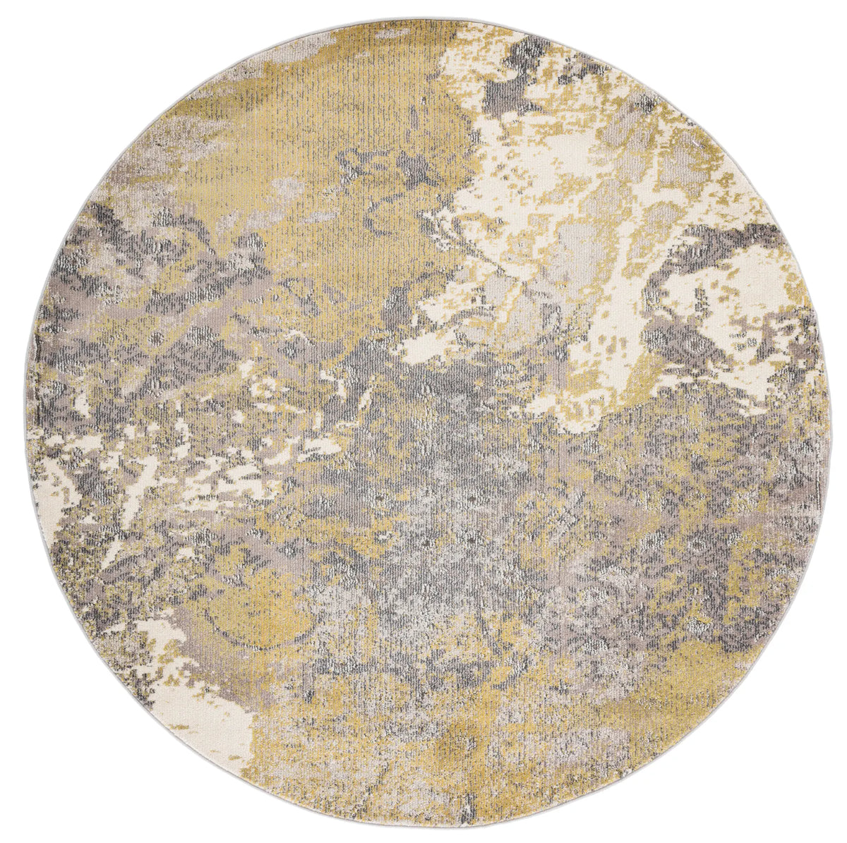 Safavieh Monaco 6'-7" x 6'-7" Rug in Ivory / Grey