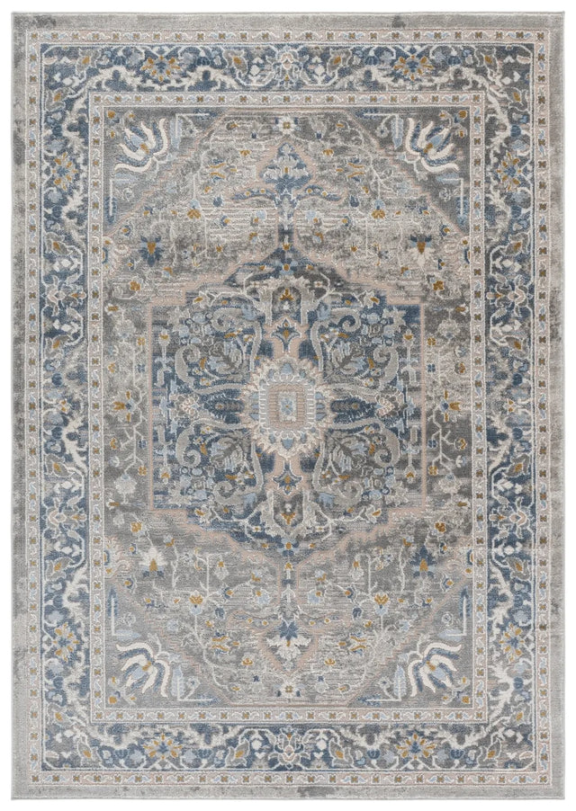 Safavieh Palma 5'-3" x 7'-6" Rug in Grey / Teal
