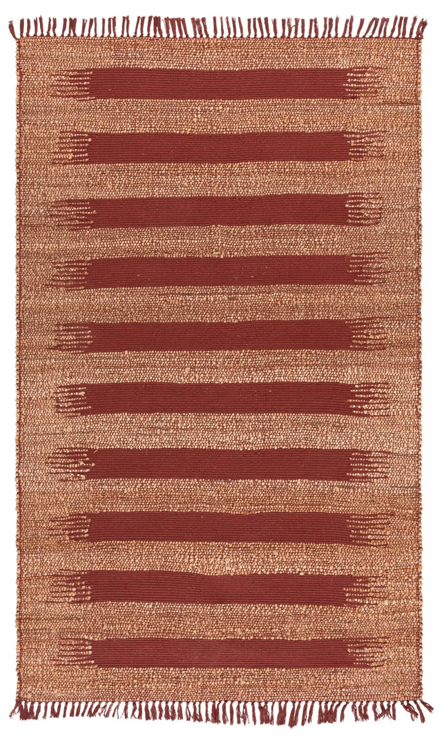 Safavieh Natural Fiber 5'-0" x 8'-0" Rug in Natural / Rust