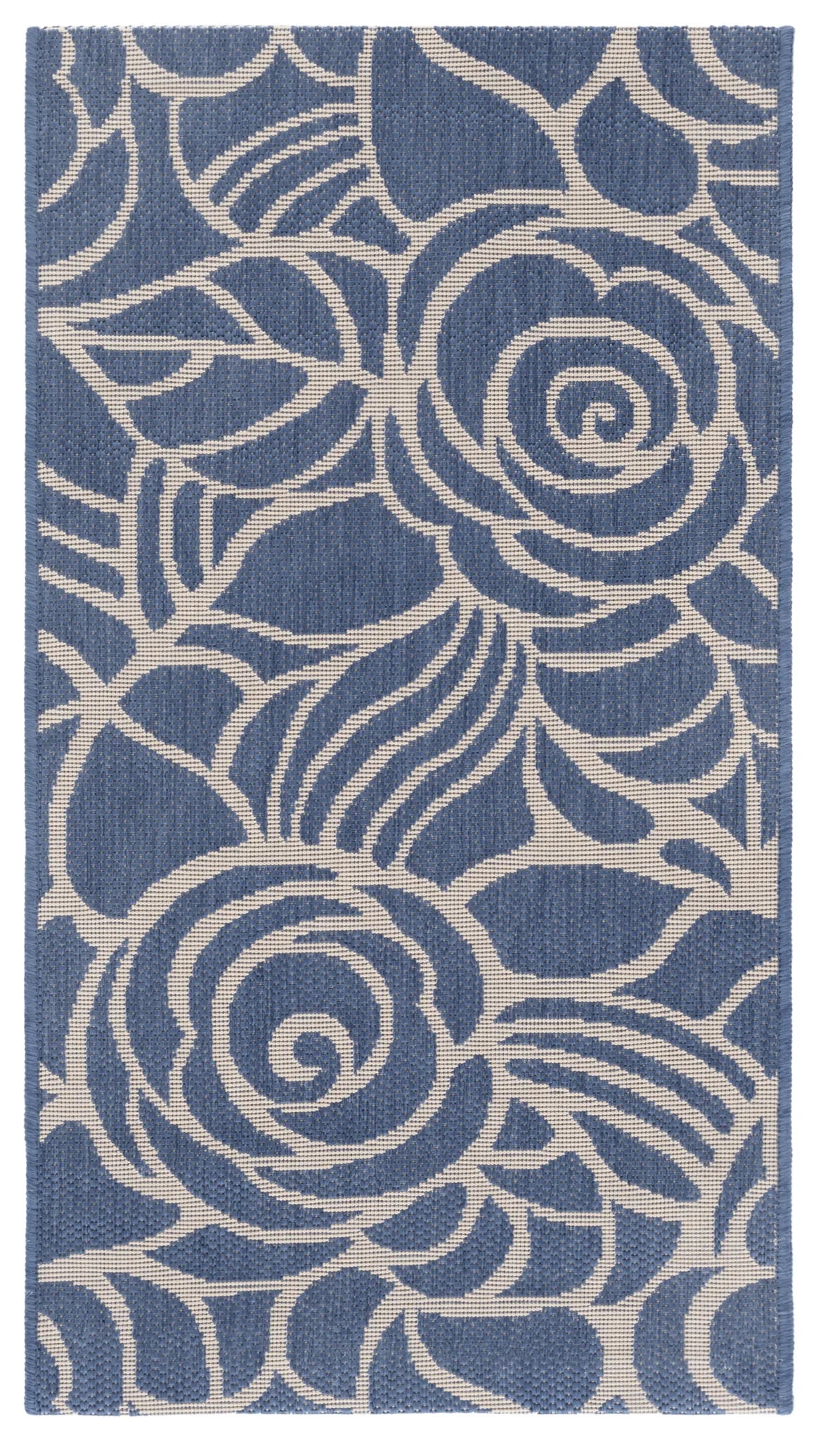 Safavieh Courtyard 2'-0" x 3'-7" Rug in Blue / Beige