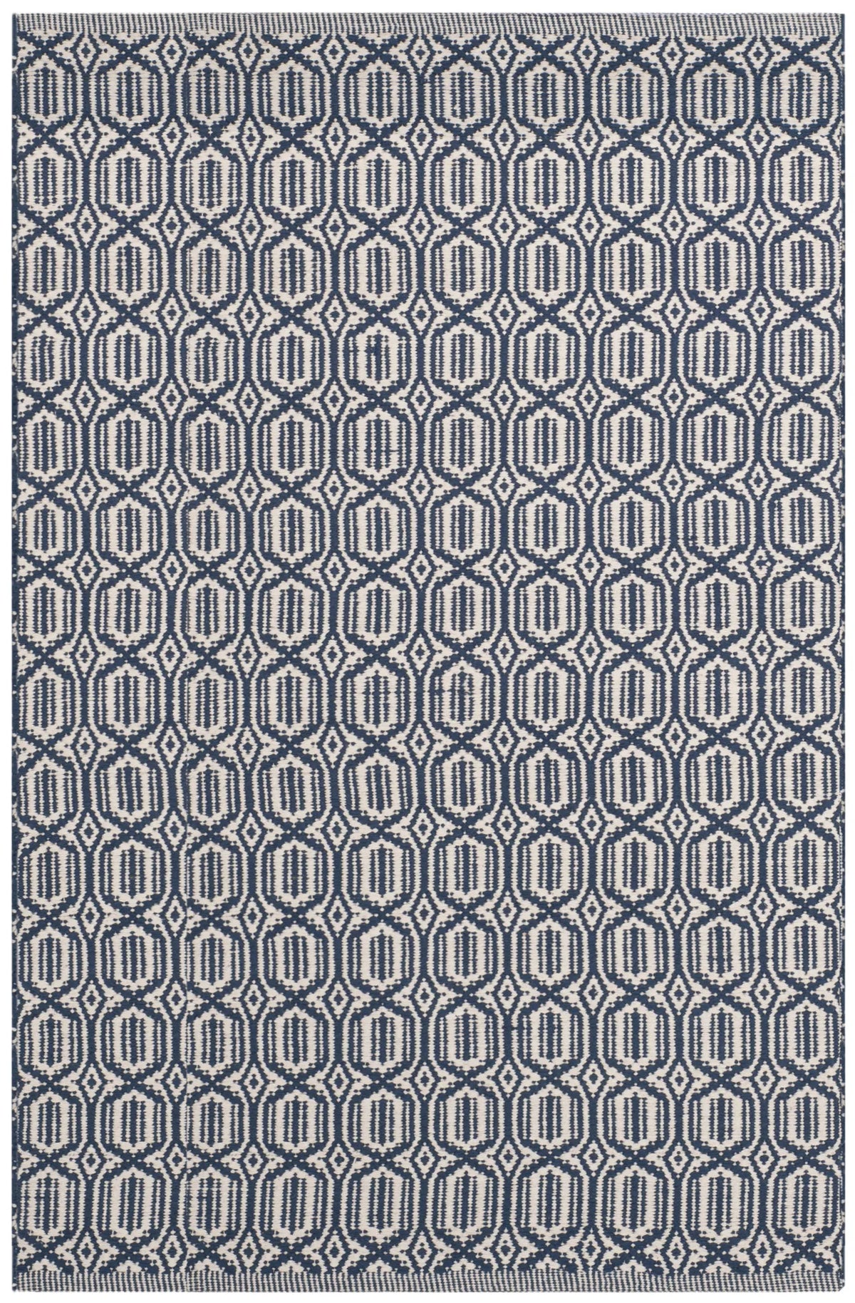 Safavieh Montauk 3'-0" x 5'-0" Rug in Ivory / Navy