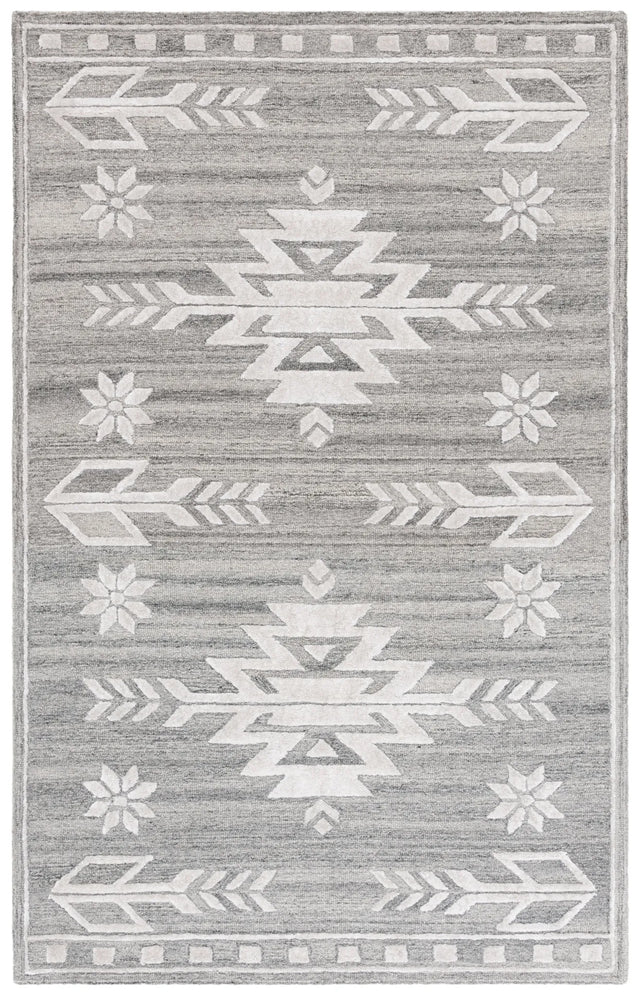 Safavieh Soho 4'-0" x 6'-0" Rug in Grey / Ivory