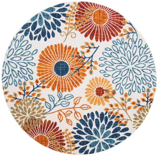 Safavieh Cabana 10'-0" x 10'-0" Rug in Creme / Red