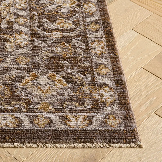 Safavieh Hazel 500 5'-3" x 7'-6" Rug in Brown / Ivory