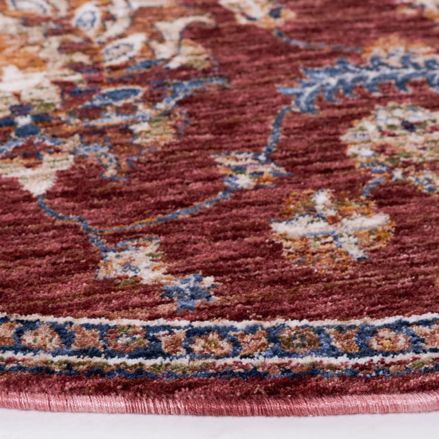Safavieh Heirloom 700 6'-7" x 6'-7" Rug in Rust / Ivory