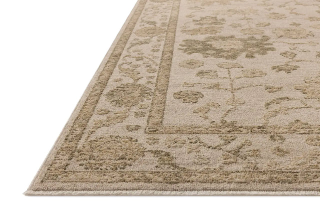 Loloi Willa WIA-09 Dove / Forest Power Loomed Rug - rug corner