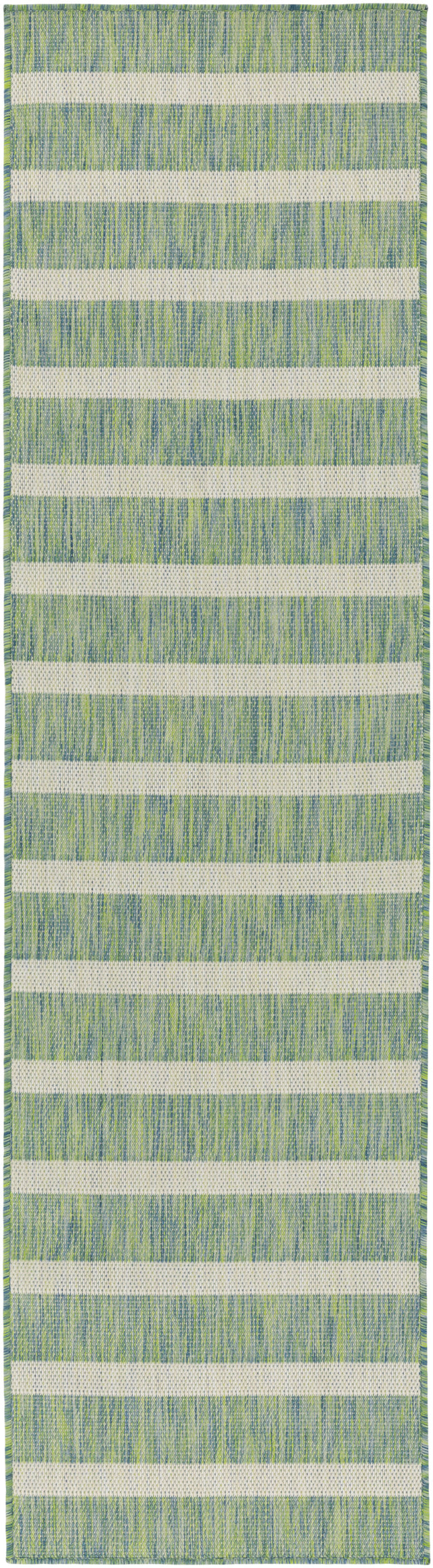 Nourison Positano POS03 Machine Made Blue, Green, Ivory Rug