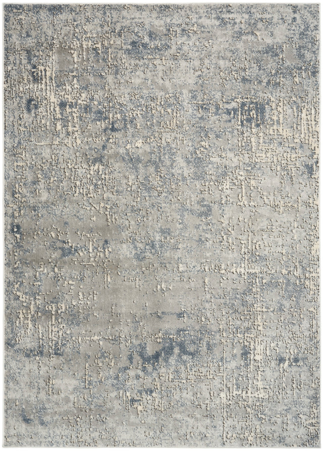 Nourison Quarry QUA17 Machine Made Dark, Grey Rug