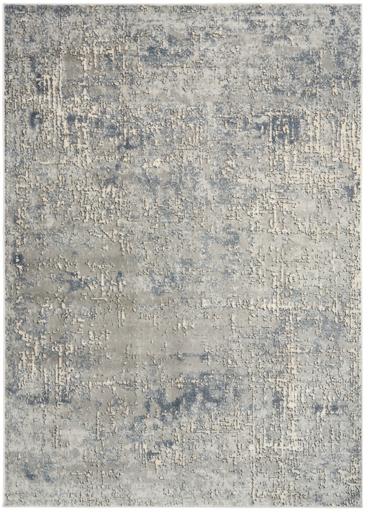Nourison Quarry QUA17 Machine Made Dark, Grey Rug