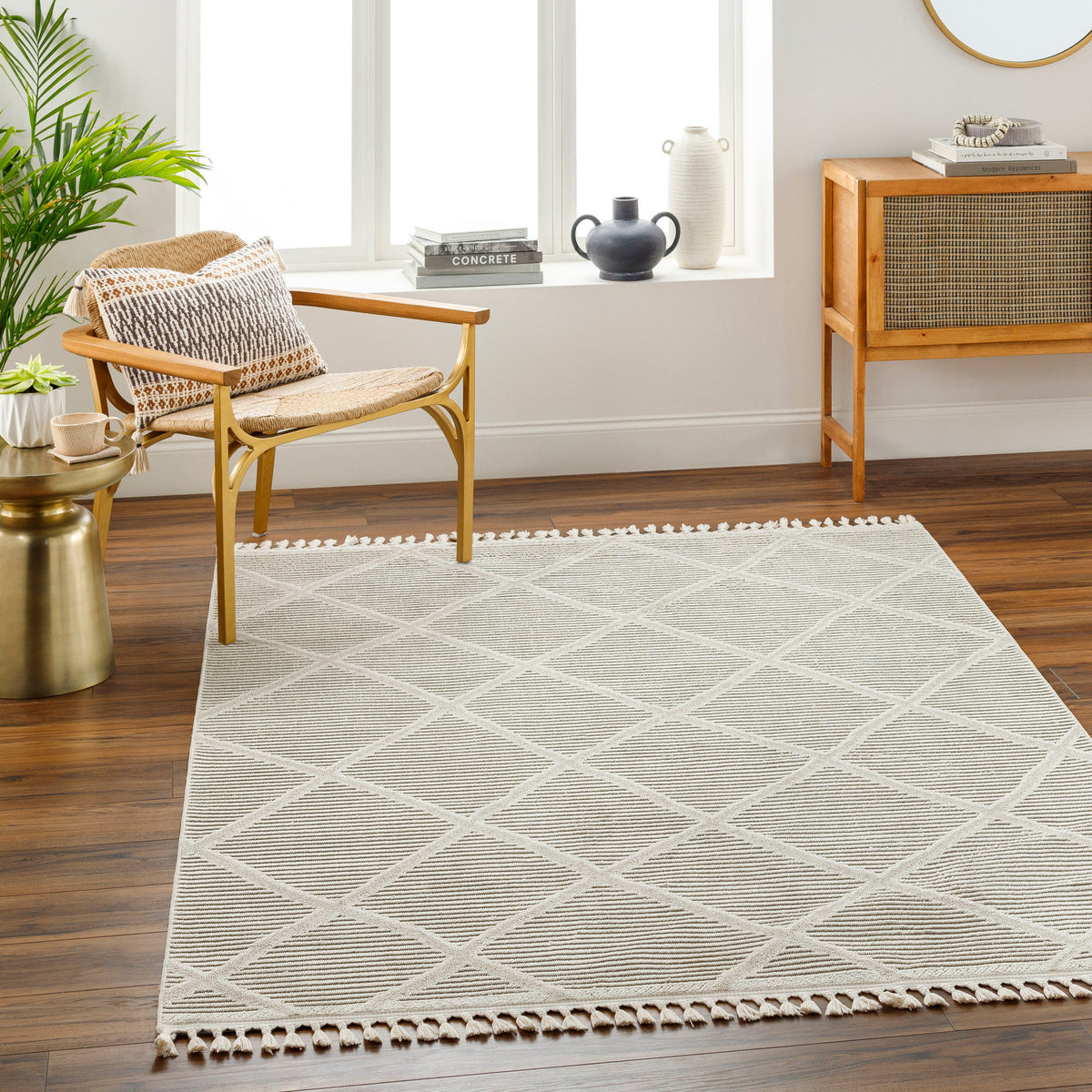 Surya Finland Fnd-2309 Cream Rug.